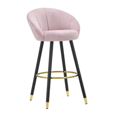 HOOKER BAR Praga Różowy 55 56 104 cm (Wysokość siedziska 80 cm)